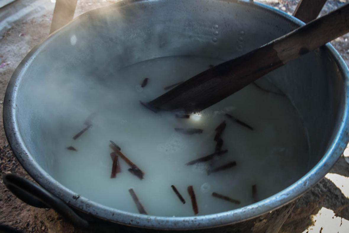 On ajoute la cannelle...