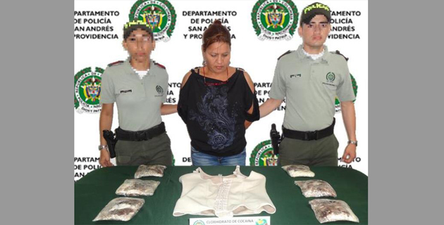 2,3 kilos de cocaïne cachés dans un corset