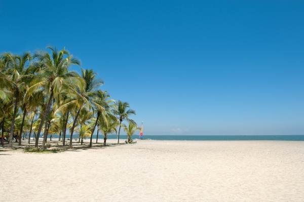 Plage de l'hôtel Irotama de Santa Marta - plutôt sympa vous en conviendrez !